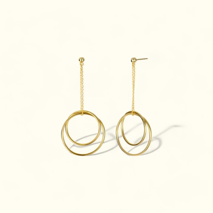 Aria Double Hoop Earrings