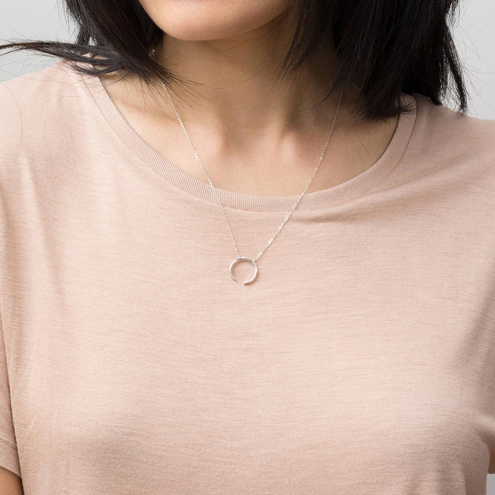 Selene Crescent Necklace