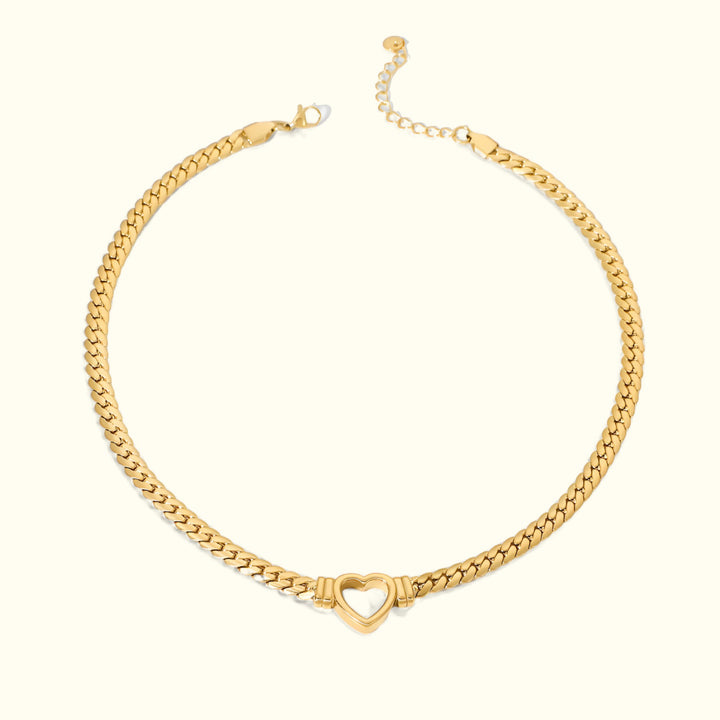 Solenne Heart Chain Necklace