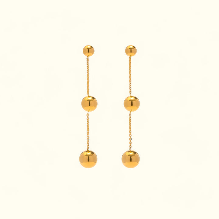 Cascade Sphere Drop Earrings