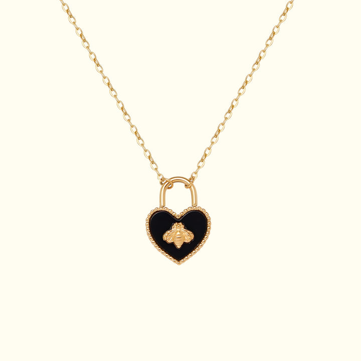 Amelie Heartlock Gold Necklace