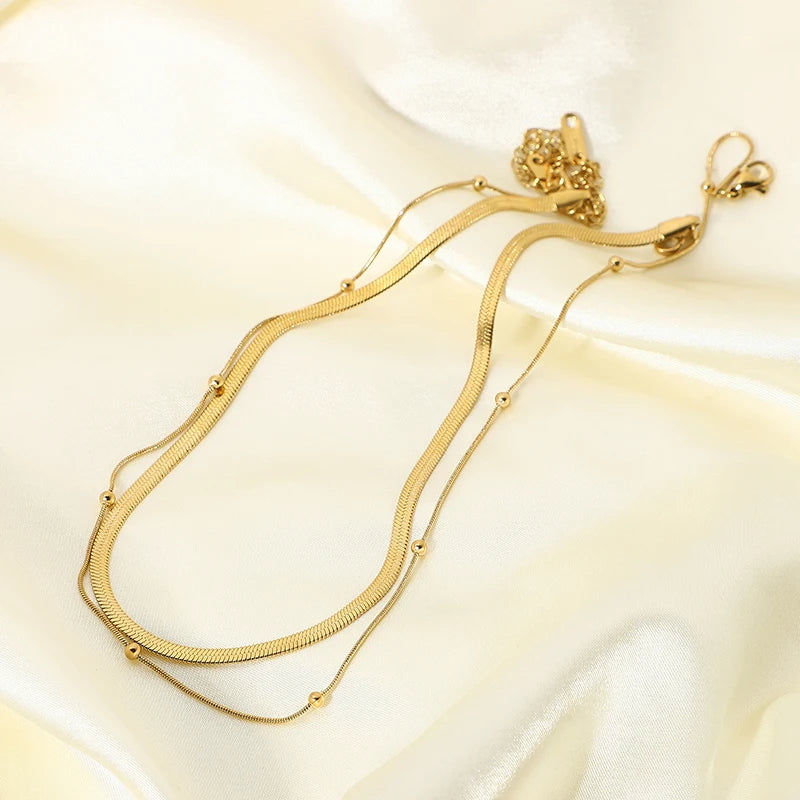 Astraea Dual Gold Necklace