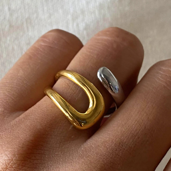 Unity Dual-Tone Wrap Ring