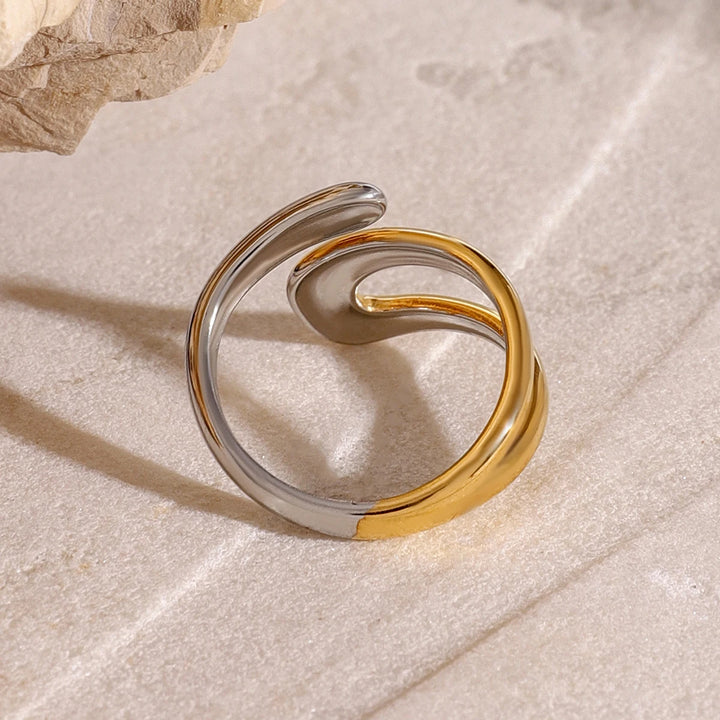 Unity Dual-Tone Wrap Ring