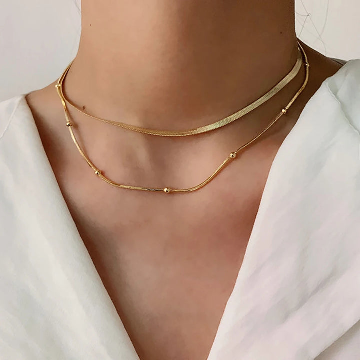 Astraea Dual Gold Necklace