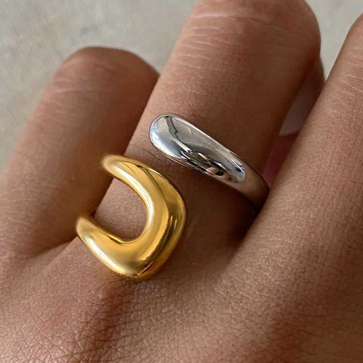 Unity Dual-Tone Wrap Ring