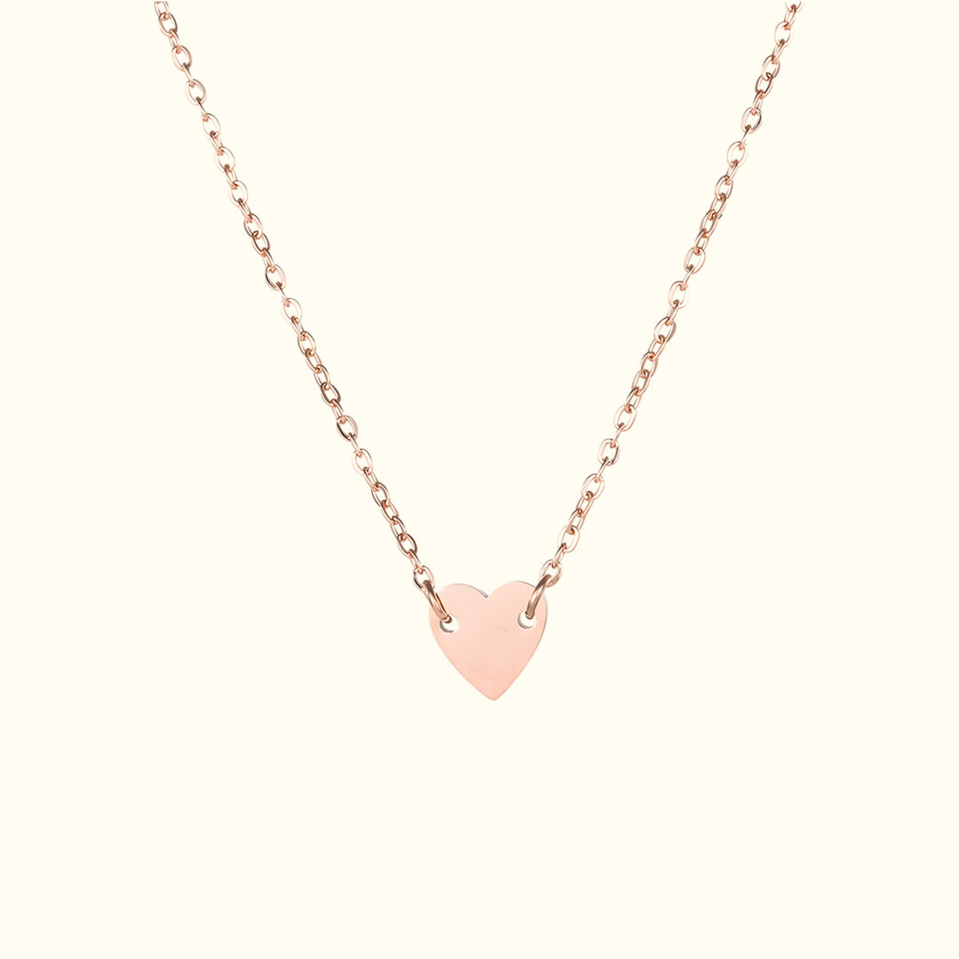 Amara Heart Gold Necklace