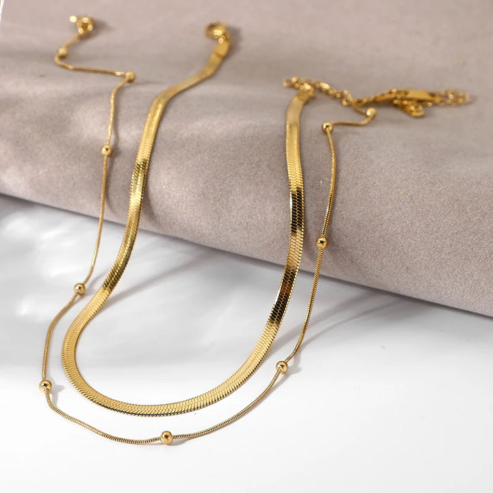 Astraea Dual Gold Necklace