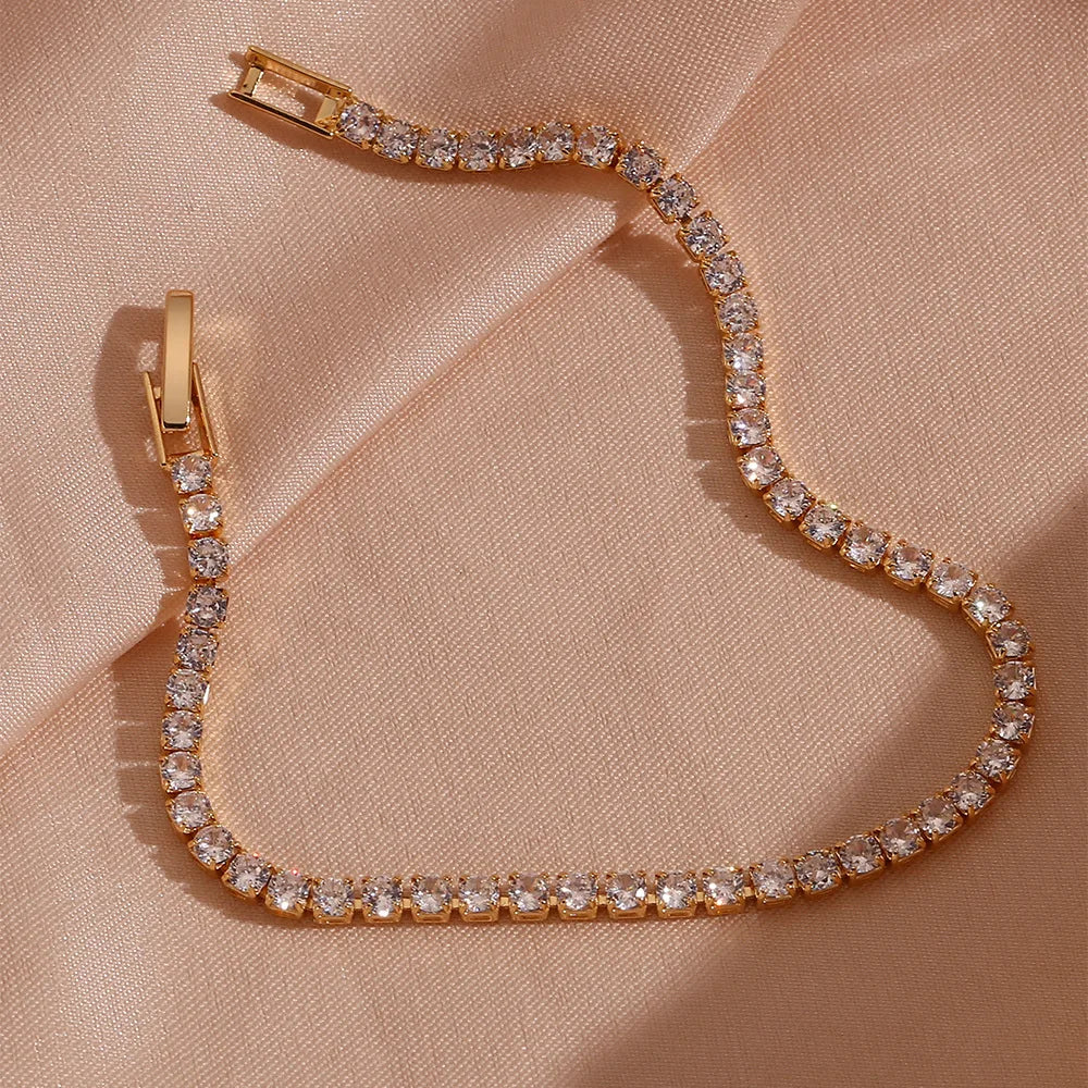 Adeline Sparkling Gold Bracelet