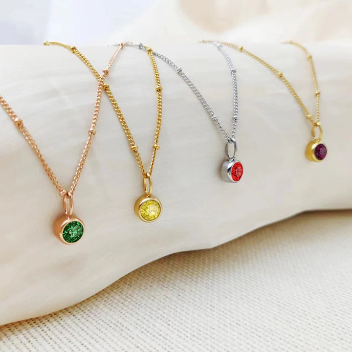 Lyric Birthstone Necklace