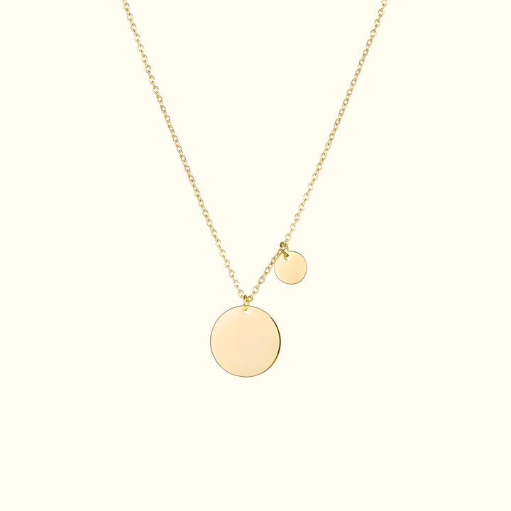 Celia Duo Disc Necklace